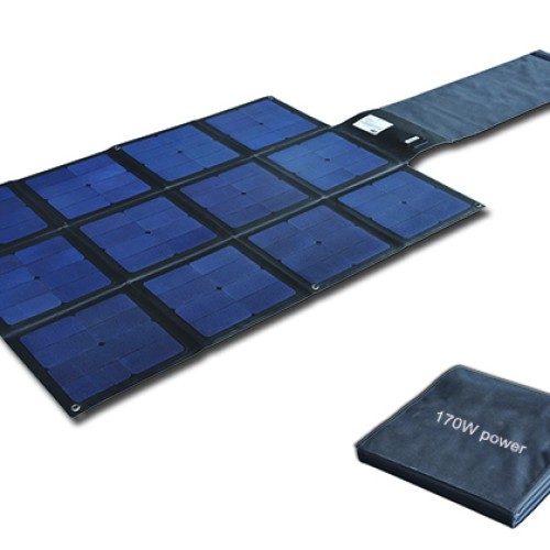 170W Flodable SUNPOWER High Efficiency 25% solar charger-Solar Blanket 2FFM113C