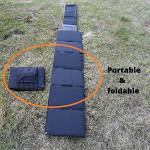 62W Foldable And Portable Solar Blanket With Fast Charger