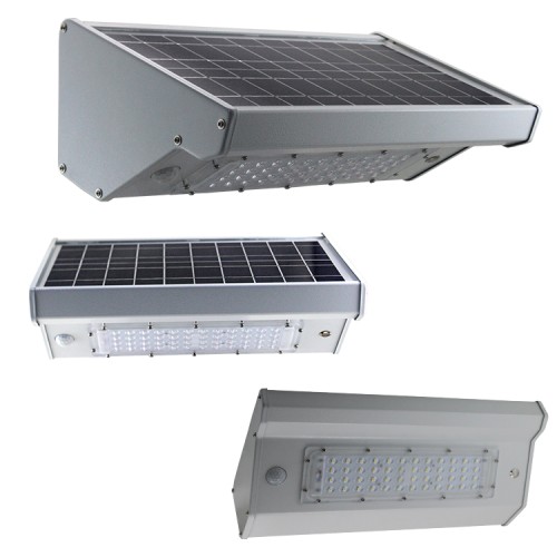 10W LED solar wall light with motion sensor for garage light and courtyard light
