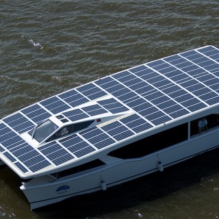 10KW solar boat with semi flexible solar panel application(SUNPOWER solar cells)
