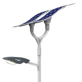 60W LED Wave Solar Street Light With Flexible Solar Panels-2FSG151