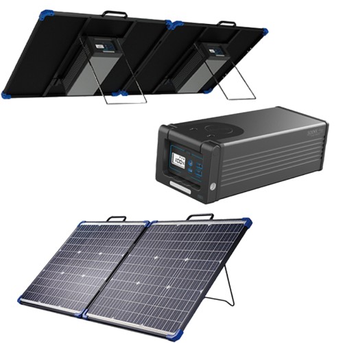 Portable Solar Charger With 300W Movable Storage