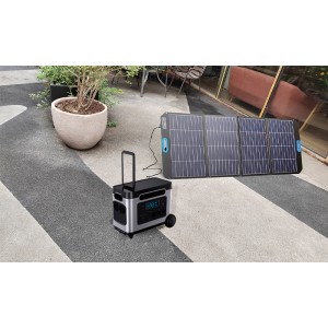 3000W Porable Solar Charger with Removable Storage