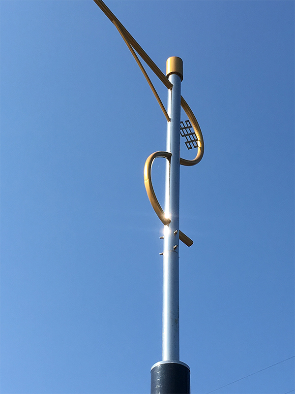 Solar Steet Light Wrap On Pole - Solar Wrap Light On Pole Design
