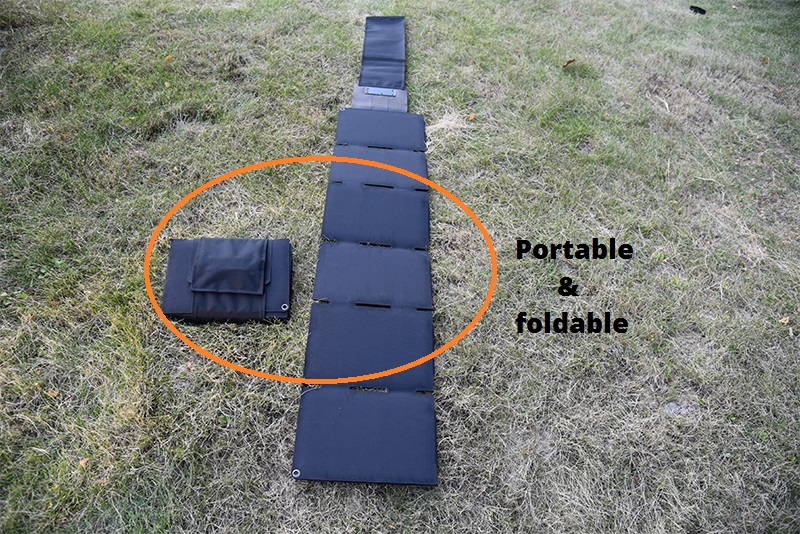 62W Foldable And Portable Solar Blanket With Fast Charger-NEWLIGHT ENERGY