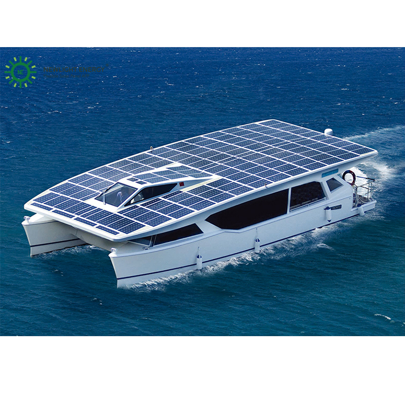 12400W Solar Catamaran With High Efficiency Flexible Solar Panels