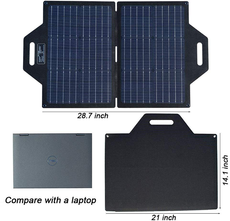 60W Portable Solar Charger With 1mm Fiber Glass Inside-NEWLIGHT ENERGY