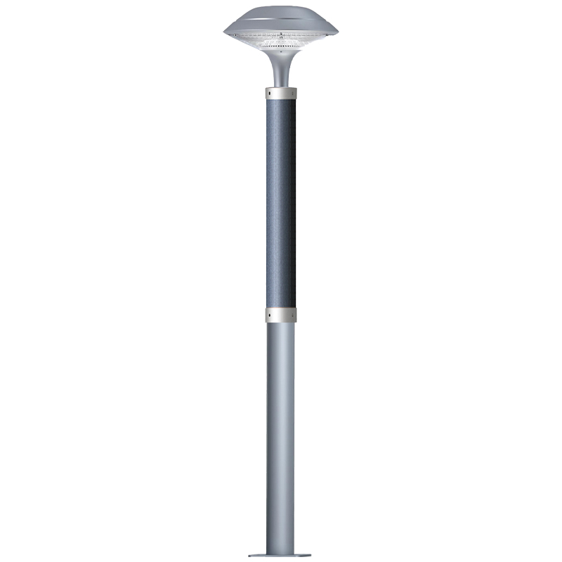 20W LED Solar Garden Light With Flexible Solar Panel On Pole 2FSG063-NEWLIGHT ENERGY 20W LED Solar Garden Light With Flexible Solar Panel On Pole 2FSG063-NEWLIGHT ENERGY