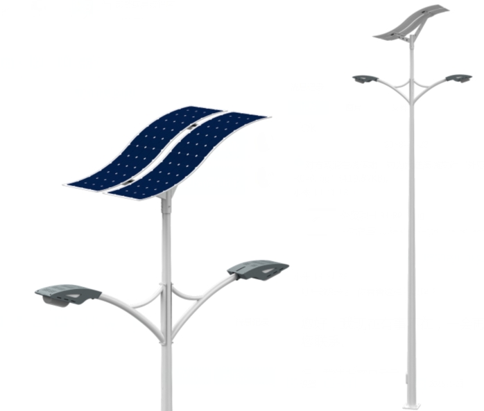 Flexible Solar Panels in Solar Light Design-NEWLIGHT ENERGY Integrated Flexible Panel Lighting