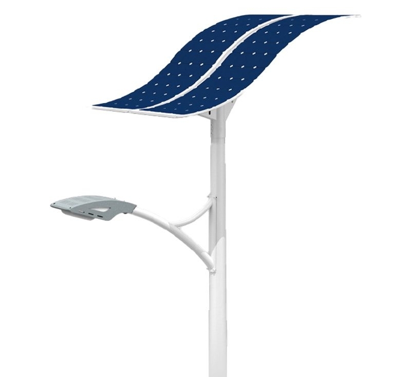 Best Outdoor Solar Lights 2026-NEWLIGHT ENERGY Wave Solar Street Light — A high-output solar lighting solution for roads, parking lots, and public spaces.