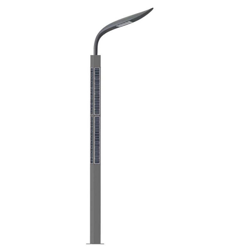 Vertical vs Traditional Solar Street Lights-NEWLIGHT ENERGY Solar Wrap Panel Systems