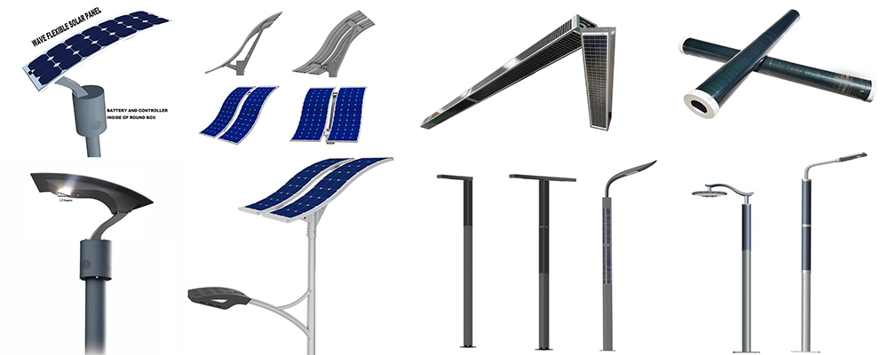 Vertical vs Traditional Solar Street Lights-NEWLIGHT ENERGY Vertical Solar Panels Wrap